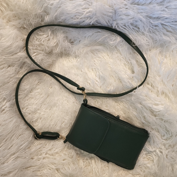 Green wallet purse crossbody - Picture 1 of 4